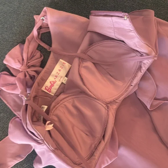 Azazie wisteria bridesmaid dress Barbie - Picture 3 of 4